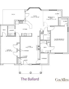 The Ballard floorplan image
