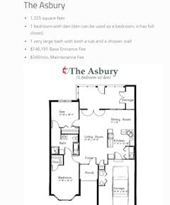 The Asbury  floorplan image