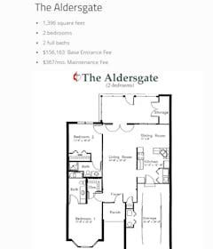 The Aldersgate floorplan image