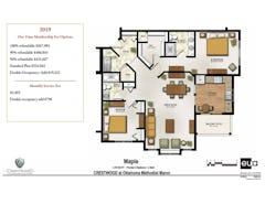 The Maple floorplan image