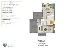The Villa 14 floorplan image