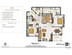 The Magnolia 1 floorplan image