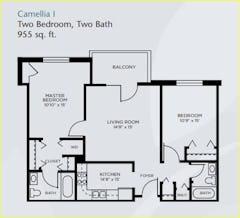 The Camellia I floorplan image