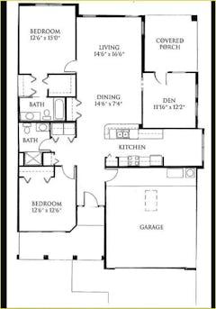The Desoto Carriage Home floorplan image