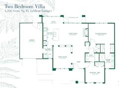 The Two Bedroom Villa floorplan image