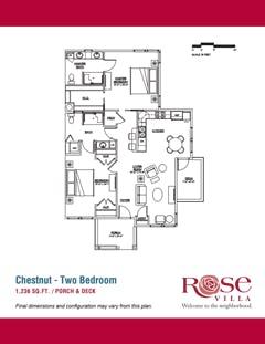 The Chestnut floorplan image