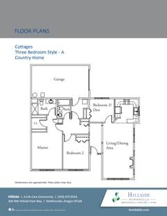 The Three Bedroom Style A floorplan image