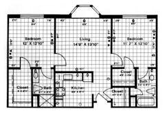 The Model D floorplan image