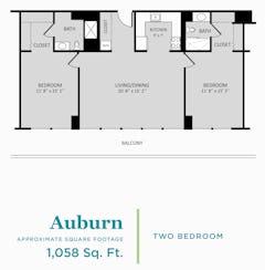 The Auburn floorplan image