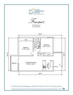The Plan C floorplan image