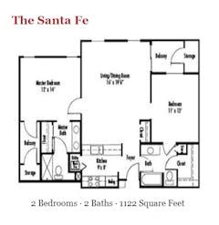 The Santa Fe floorplan image