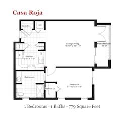 The Casa Roja floorplan image