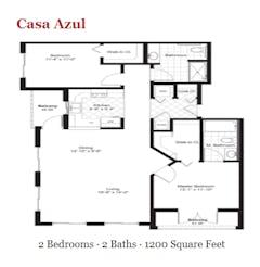 The Casa Azul floorplan image