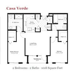 The Casa Verde floorplan image