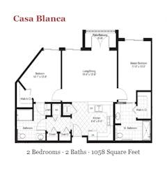 The Casa Blanca floorplan image