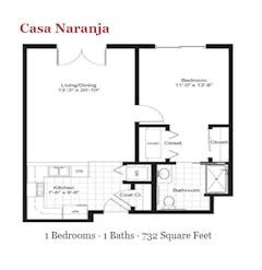 The Casa Naranja floorplan image