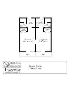 The Double Studio floorplan image