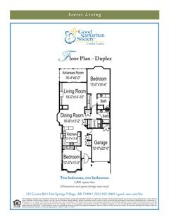 The Duplex floorplan image