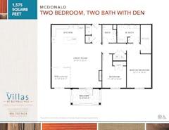 The Mcdonald floorplan image
