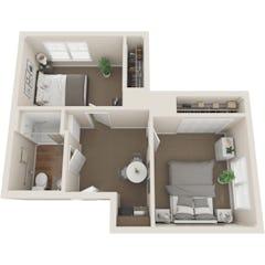 Combo Room - Large floorplan image
