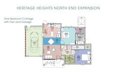 The Heritage Heights North End 1BR   floorplan image