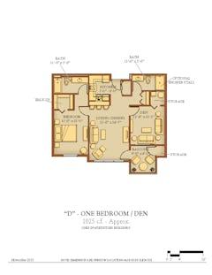 1BR - D floorplan image