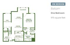 The Balsam floorplan image