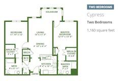 The Cypress floorplan image