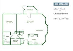 The Marigold floorplan image