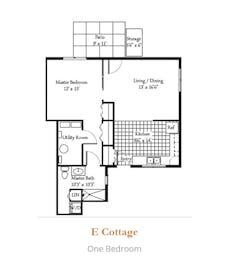 The E Cottage  floorplan image
