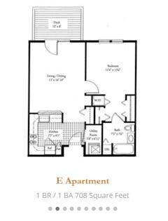The E Apartment  floorplan image