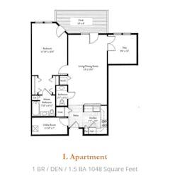 The L Apartment  floorplan image