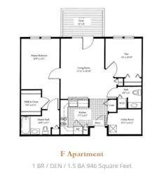 The F Apartment  floorplan image