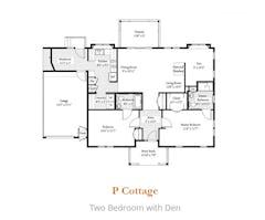 The P Cottage floorplan image