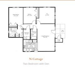 The N Cottage  floorplan image
