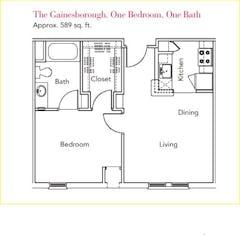 The Gainesborough floorplan image