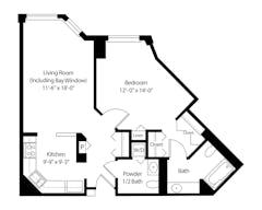 The Dunham floorplan image