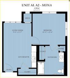 The Mona floorplan image