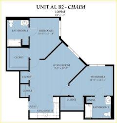 The Chaim floorplan image