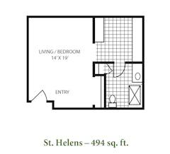 The St. Helens floorplan image