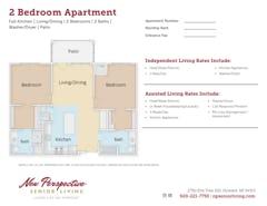 2BR Apartment floorplan image