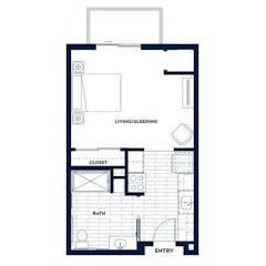Studio floorplan image