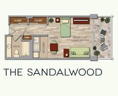 The Sandalwood floorplan image