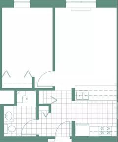 The Unit A floorplan image