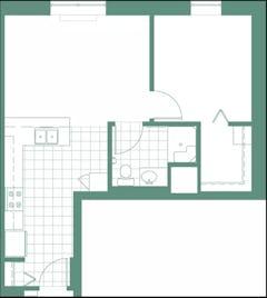 The Unit C floorplan image