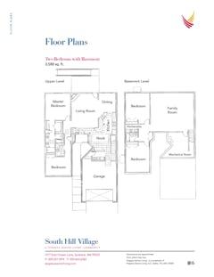 The Two Bedroom with Basement floorplan image