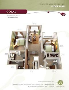 The Coral floorplan image
