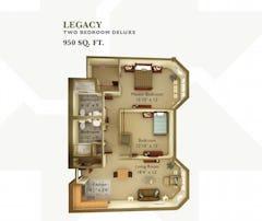 The Legacy floorplan image