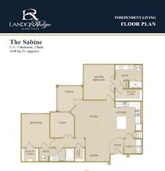 The Sabine  floorplan image