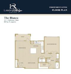 The Blanco  floorplan image